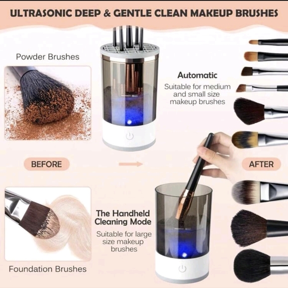 Electric USB Makeup Brush Cleaning Tool - Picture 6 of 7
